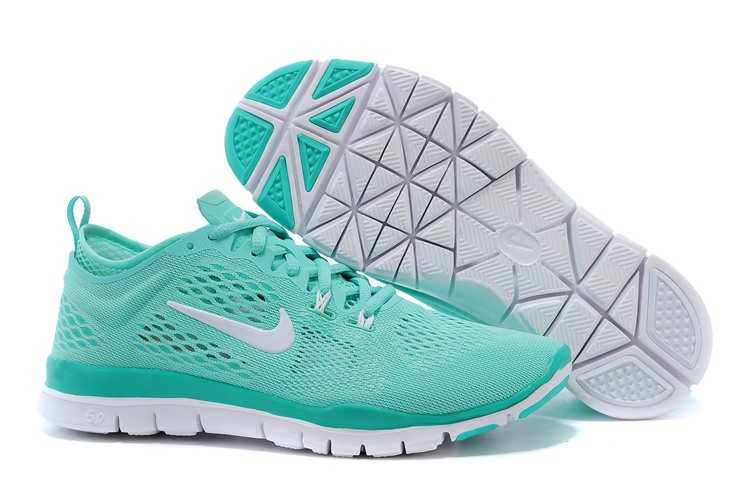 Nike Free 5.0 V2 Femme Pas Cher Magasins En Ligne Ciel Blanc Bleu